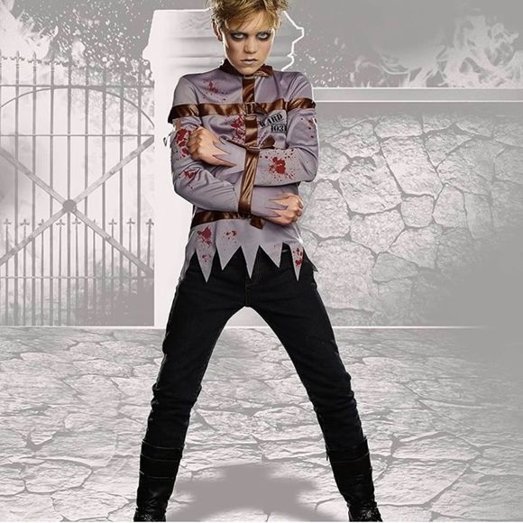 New Dreamgirl Mischief Mayhem - Gone Mental Kids / Boys Costume (age 6-7) - Picture 2 of 7